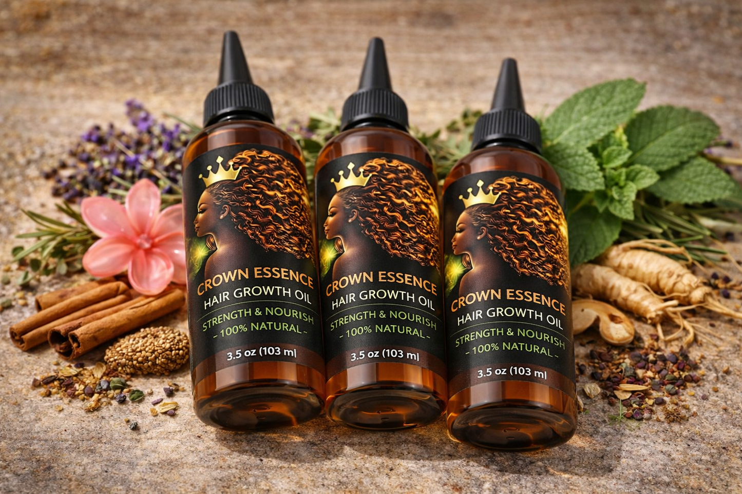 Crown Herbal Infusion Hair Oil Jr